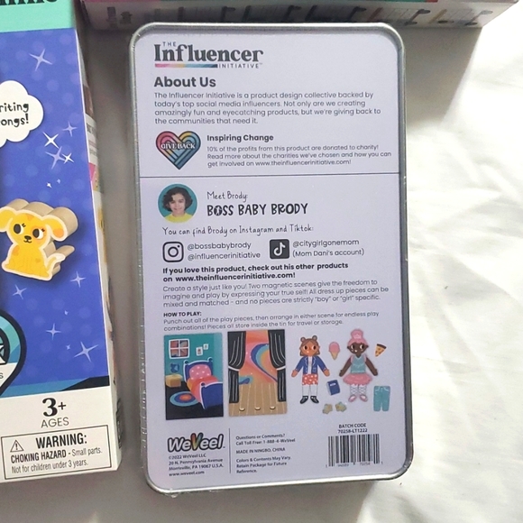 : Bundle of 4 The Influencer initiative creative imagination wooden play sets - Picture 9 of 9